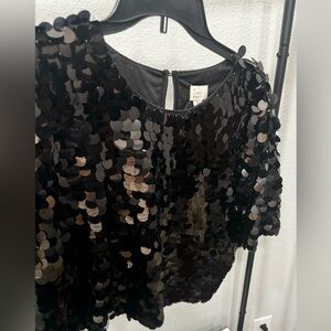 Women's Short Sleeve Paillettes top.